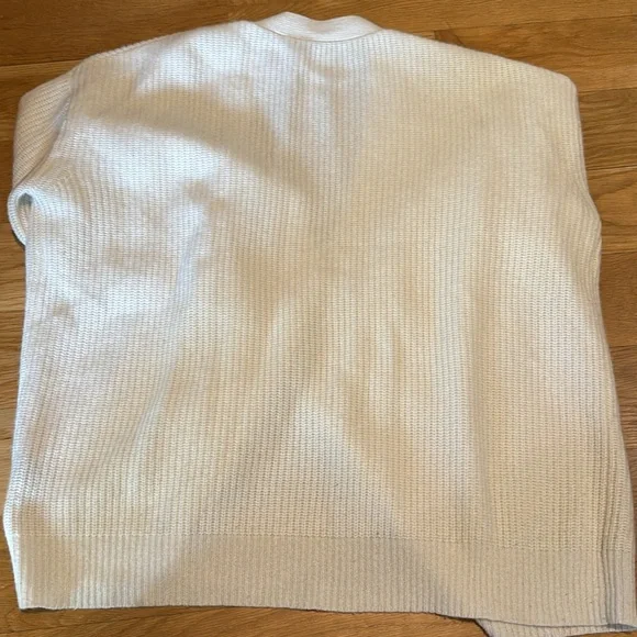 Jenni Kayne cashmere Cocoon Cardigan, cream, size XS